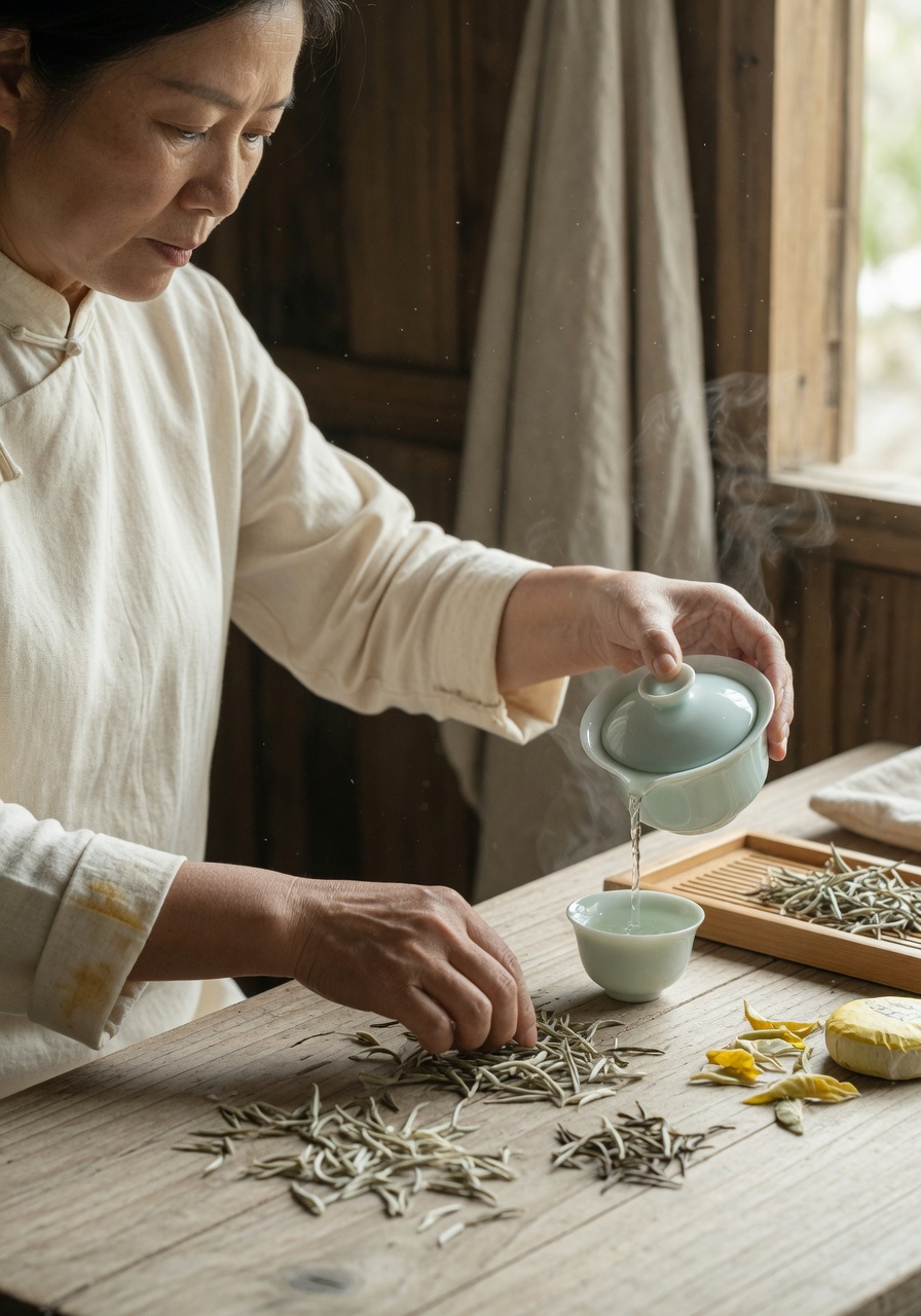 <em>Chen Hui Yi</em> on sun, patience, and white tea